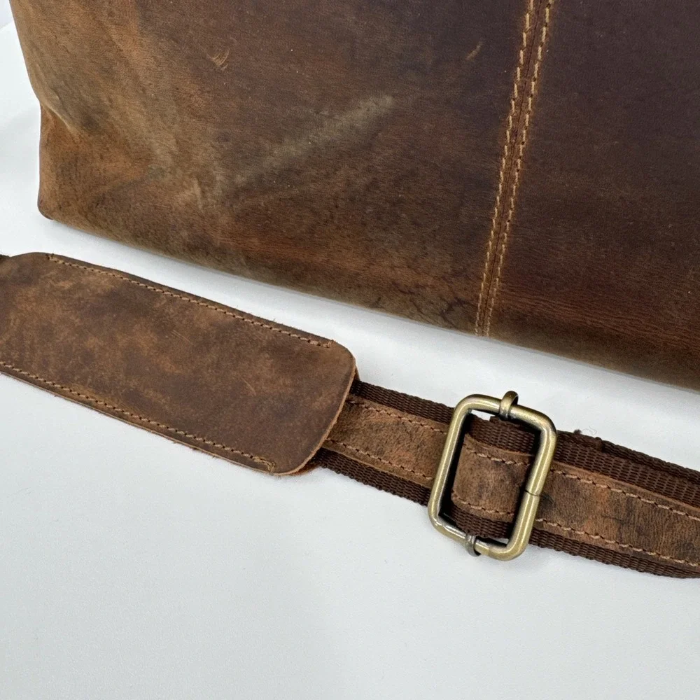 HLC Laptop Bag Leather NEW Vintage Buffalo 16